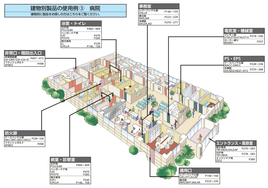 病院のオートロック修理・工事